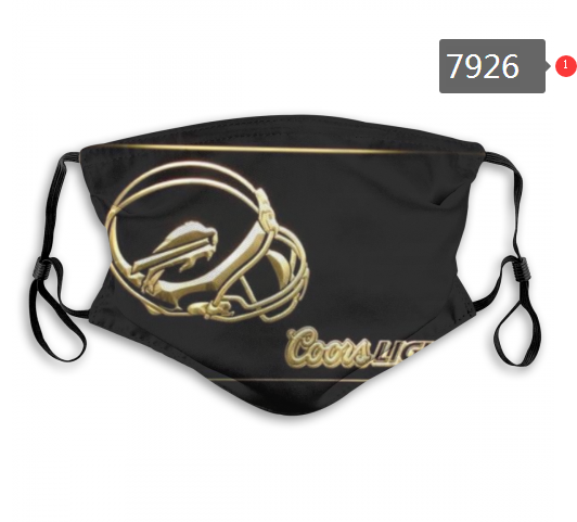 NFL 2020 Buffalo Bills #3 Dust mask with filter->nfl dust mask->Sports Accessory